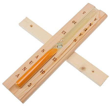 MAGICLULU 1pc Sauna Horloge De Sable Sablier Minuterie Naturel Sauna Salle Minuterie Sable Heure