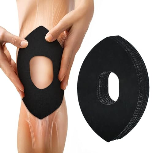 Générique Bande de Kinésiologie pour Genoux,10 Pièces Bande Kinesio Tape pour les Muscles Protéger les Genoux, Imperméables et Elastiques