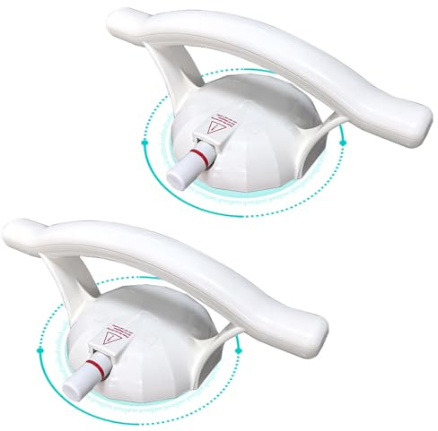 2 Stück Haltegriff Dusche Ohne Bohren, Duschgriff mit saugnapf, Saugnapf-Haltegriff für Dusche mit Farbanzeige für Senioren, Badezimmer,Schwangere