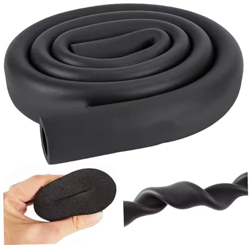 Pipe Insulation 71 Flexible High Density Foam Pipe Insulation Anti-Freeze Anti-Flaming Waterproof Warm Keeping Wrap for AC, Underfloor Heating