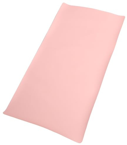 MERRYHAPY Schminkmatte 40x80cm Wasserabweisend Rosa Schminktischunterlage Tischschutzmatte Rutschfest für Makeup Arbeitsplatz