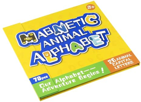 Kühlschrankmagnet-Buchstaben – Lernspielzeug Tiere, Alphabet-Magnete für Kühlschrank | für Kinder ab 3 Jahren, Mädchen, Schule zu Hause