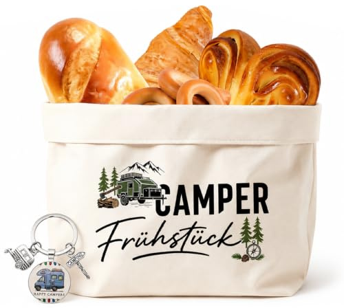 Gemejutor Cestino portapane da Camper, Cestino per panini da Campeggio dal Resistente Design Outdoor, Accessorio per Caravan e Camper per Gli Amanti dell'avventura, Idea Regalo per Appassionati di