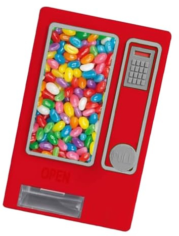 Uqezagpa Colorful Pull-Out Candy Machine Toy for Kids, Sweet Storage with Vending Design for Bedroom & Playroom Decor Candy Dispenser Toy