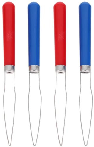 STOBAZA Lot de 4 Crochets à Boutons en Plastique et Acier Inoxydable, Dispositif D'aide à L'habillage Indépendant, Outil Pratique pour Travail et Voyage