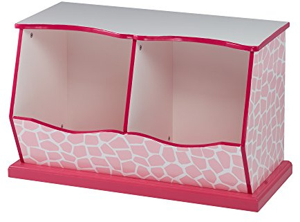 Teamson Kids Fantasy Fields Children Rosa Holz Spielzeugkiste mit Schubladen TD-12474P