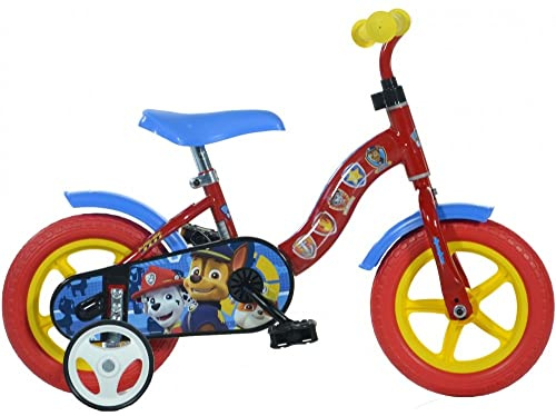 Dino Bikes 108L-PW Kinderfahrrad Fahrrad, Rot, 10 Zoll