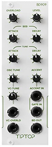 Tiptop Audio BD909 White - Drum Modular Synthesizer