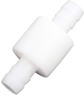 10mm 3/8 weißer Kunststoff Schnellkupplung gerade Rückschlag Rückschlagventil für Wasser Kraftstoff Flüssiggas