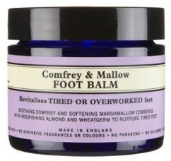 Bálsamo para pies de Neal's Yard' Comfrey & Mallow 50 g, revitaliza pies cansados o con trabajo excesivo