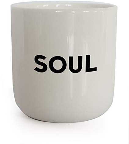 PLTY - Taza soul - Taza sin asa - Porcelana blanca vidriada a mano - Coffee Mug - Beat - Diseño danés