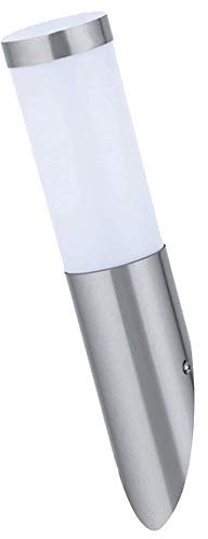 V-TAC Außen Wand Strahler Fackel Leuchte weiß opal Garten Lampe Hof Terrassen Beleuchtung 8623