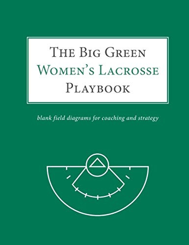 The Big Green Women's Lacrosse Playbook: blank field diagrams for coaching and strategy (The Big Blank Sports Strategy and Playbook Series, Band 7)