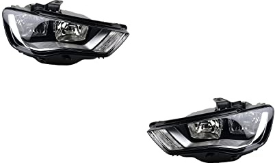 Johns, Scheinwerfer Halogen passend für Audi A3 8V 12- H7 H15 L e d Set Links Rechts