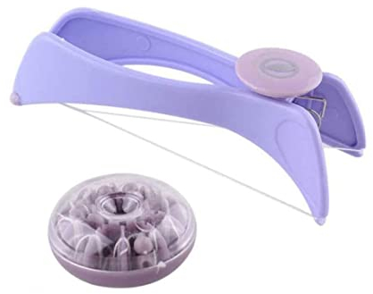 Épilateur, Épilateur à Fil De Coton, Épilateur Facial Féminin, Épilateur Facial Manuel, Épilateur Facial à Fil De Coton, Épilation Des Poils Du Cou Du Visage (Violet)