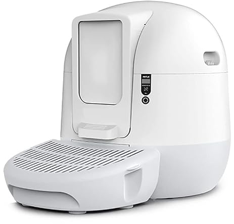 KIDDEX Lettiera per Gatti Automatica Smart Large Space Lettiera per Gatti autopulente ， Controllo App Vassoio per Gatti Silenzioso Regalo Toilette, Fai da Te la Tua lettiera per Gatti, Il Primo Passo