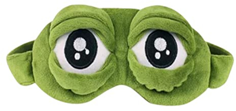 Frosch Plüsch Kinder Augenmasken zum Schlafen Cartoon Fluff Augenbinde zum Schlafen Augenmaske zum Schlafen