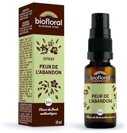 BIOFLORAL - Angst vor dem Verlassen – Bio Demeter – Spray 20 ml – Emotionales Gleichgewicht – authentische Bachblüten