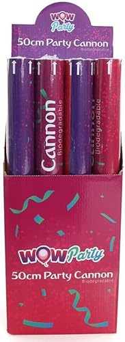 Party Cannon Tireur à Confettis – Lot de 1–50 cm – Confettis Popper pour Nouvel An et Mariage
