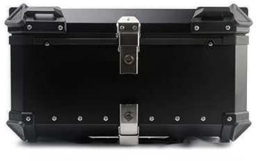 BIRNN Motorrad Topcase für Harley Davidson Pan America 2020-2024, Motorrad Heckkasten Wasserdicht Haltbar Motorrad Kofferraumbox Motorcycle Suitcase Reise Aufbewahrungsbox, 65L-Black