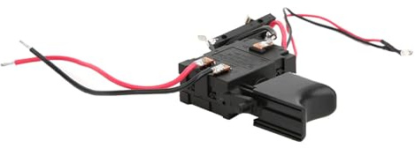 Interruptor de control de velocidad para taladro inalámbrico 7.2V-24V | Fácil de instalar, función de iluminación, material plástico y metálico, compatible con herramientas eléctricas, ajuste de v