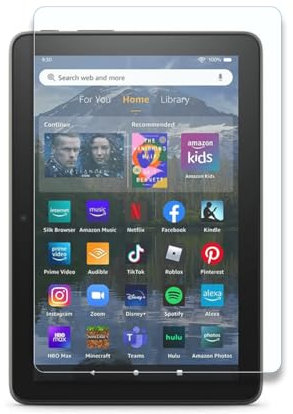 Shunwige Tempered Glass Screen Protector Designed for kindle 10Inch 2021,Smartphone Tempered Film, HD, 9H Hardness, Anti-scratch, Touch Sensitive, Drop-protection