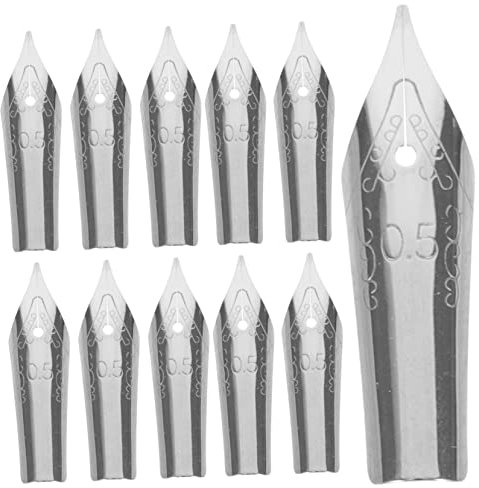 Operitacx 30pcs Fountain Pen Nibs Replacement Nibs Set Calligraphy Writing Pen for