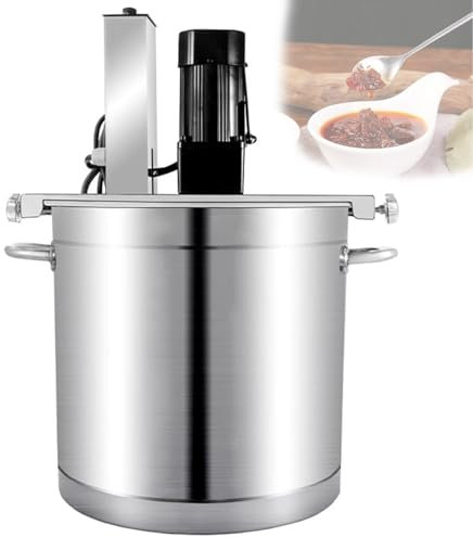 Mélangeur Alimentaire,Malaxeur électrique,4 Blade Scraper for Making Jam Sauce Filling Seasoning,Gadget De Cuisine à Agitation Automatique Avec Vitesses Réglables,20L