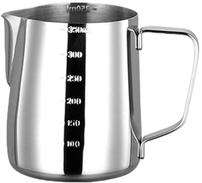 Professionnel 304Stainless Steel Milk Frother Coupe Portable Espresso Vapeur Pichet pour Créer Beau Café Art Cuisine Outil de Mesure