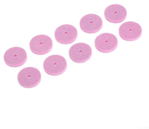 babominimer 10 ruedas de molienda y pulido de puntos montados de 20 mm, discos abrasivos de resina de esmeril para accesorios de herramientas giratorias, compatibles con amoladora y taladro para metal