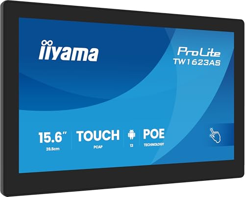 Iiyama Prolite Tw1623aS-B3p - AndroiD-Pc - TouchscreeN-Pc - 1 Rk3568 / 2 Ghz - Ram 4 Gb - Ssd - Emmc 32 Gb - MalI-G52 - Bluetooth 5.2, 1gbe - Wlan: 8