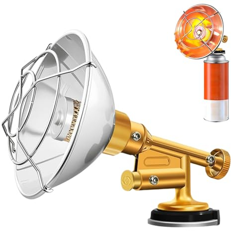 Unità di riscaldamento da campeggio - Stufa portatile da esterno, riscaldatore da terrazza senza fili con temperatura regolabile | Fonte di calore compatta e per garage, officina, cantiere