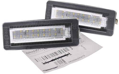 BRANDT AUTOMOTIVE Kennzeichenleuchten LED kompatibel mit Smart Fortwo I II 450 451 Coupe Cabrio 1998-2015 Kennzeichenbeleuchtung