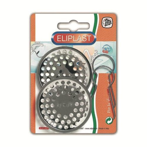 Eliplast Eco Inox Filtro lavandino, 62 mm, Grigio