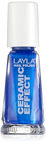 Layla Cosmetics 1243R23-095 Ceramic Effect Nagellack - walking on the ocean, 1er pack (1 x 0.01 l)