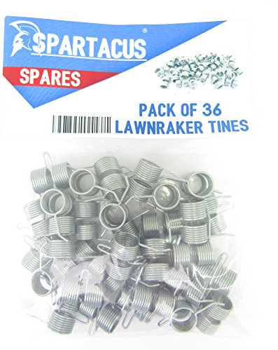 Spartacus 36 x Replacement Lawn Raker Scarifier Tines Tynes For Atco Unit 14 Cassette