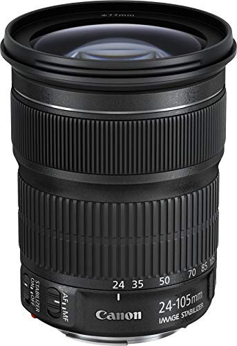 Canon Obiettivo Standard Zoom, EF 24 -105 mm f/3,5-5,6 IS STM, Nero(Ricondizionato Certificato)