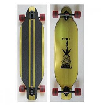 213 Longboard Alu 40 X9 Drop Through Unisex Erwachsene, Gold