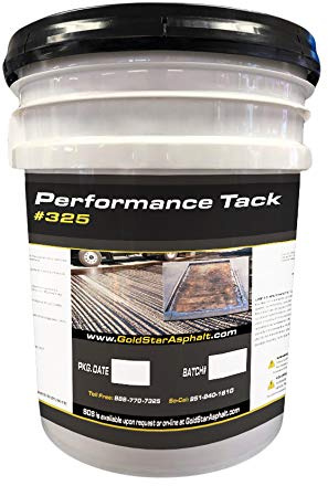 GoldStar Asphalt Performance Tack | High-Bond Emulsion for Paving, Patching & Repairs | Fast-Drying, Contractor-Grade Asphalt Adhesive | 5-Gallon Bucket