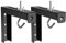 Support mural universel en L pour écran de projecteur 15,2 cm, extension réglable avec crochet pour toutes les tailles manuelles, spectre et placement parfait de l'écran jusqu'à 30 kg (PSM001) Noir