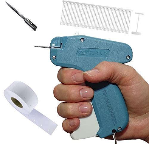Etikettierpistole CY2002 Set 3: 1.000 Fäden, 1.000 Etiketten, 1 Nadel | CY2002 FEIN, Kartonetiketten 30x40mm, 1 Ersatznadel, Etikettiergerät Tag Gun