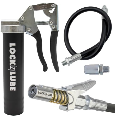 LockNLube Pistola de Grasa Easy-Prime con Agarre de Pistola