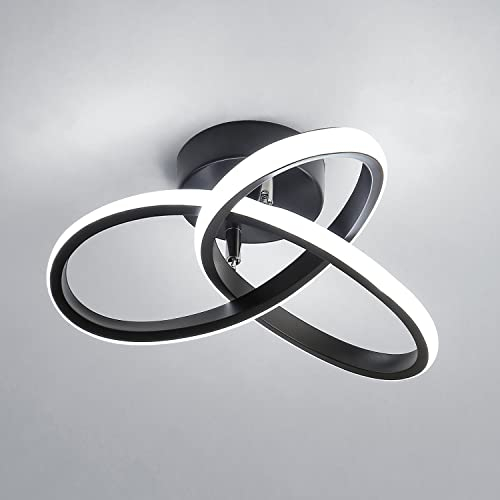 Goeco LED Ceiling Light, 22W Modern LED Ceiling Lamp, Creative Flower Shape Ceiling Light Fixtures for Hallway, Aisle, Entrance, Corridors, Balconies, 6500K Cool White Light