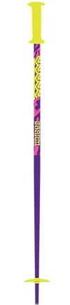 K2 Charm Youth Ski Poles, White/Purple, 36