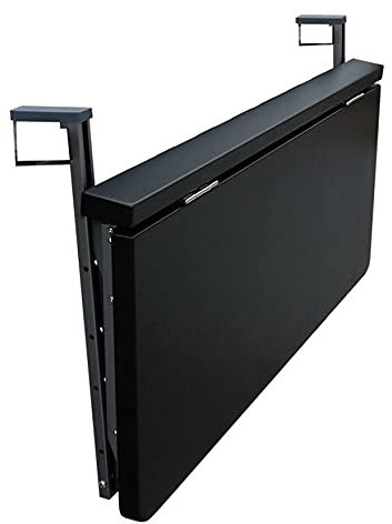 ZYFA Outdoor Balkonhängetisch Balkontisch zum Einhängen Klapptisch Kleiner Balkon Hängetisch klappbar Tisch,witterungsbeständig,Terrassentisch Gartentisch