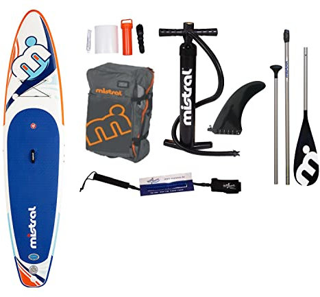 Mistral Tango 11'5 Set mit Paddel, DSFL Technology®, Standup Paddel Board, SUP aufblasbar inkl. SUPwave.de Coil-Leash Stand up Paddle Board iSUP (Board mit Paddel)