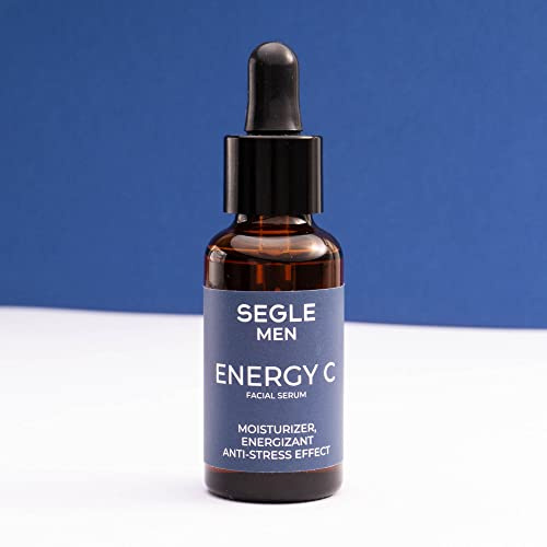Segle | Energy C Serum für Herren | Vitamin C | Antioxidans | Anti-Stress | weniger markierte Falten | 30 ml
