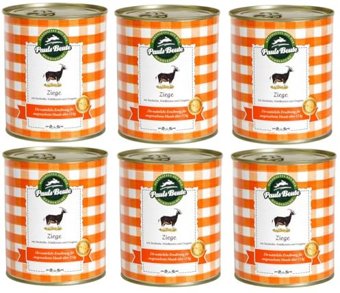 Pauls Beute Sparpack Ziege 6X 800g