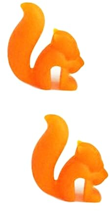 Gadpiparty 10pcs Silicone Squirrel Tea Bag Holder Unique Tea Bag Holder for Lovers Made of Silicone Material for Home