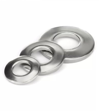 DHAEY SeroNi 3-200PCS Rondella Elastica bombata in Acciaio Inossidabile 304/Rondella conica/Rondella a Farfalla concava a Sella(3pcs M24)